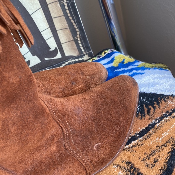 Genuine Leather Fringe Boots by Leather Craft - Picture 5 of 10